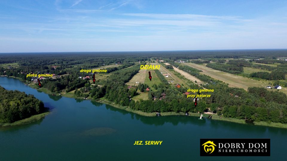 Działka budowlana Serwy