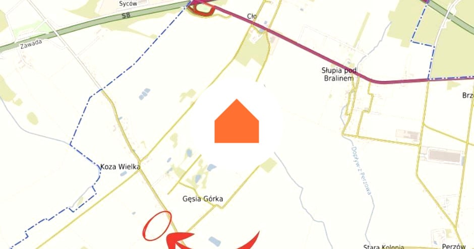 Działka Koza Wielka