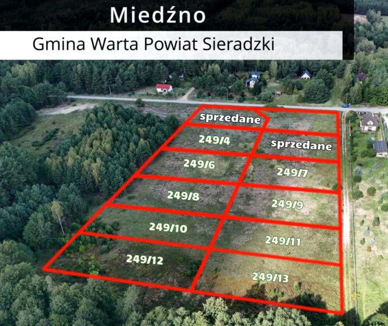 Działka budowlana Miedźno
