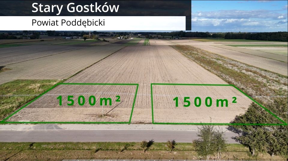 Działka budowlana Stary Gostków
