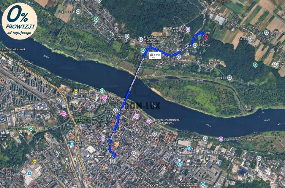 Działka budowlana Włocławek