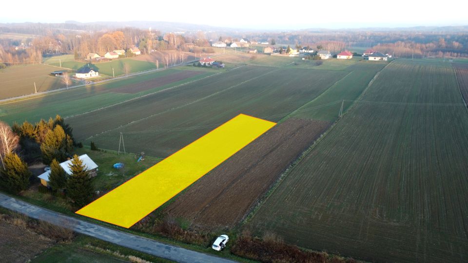 Działka budowlano-rolna Łęki Górne
