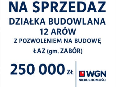 Działka budowlana Zabór