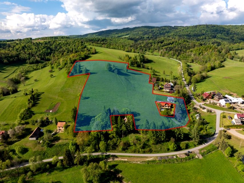 Działka budowlano-rolna Teleśnica Oszwarowa sprzedam