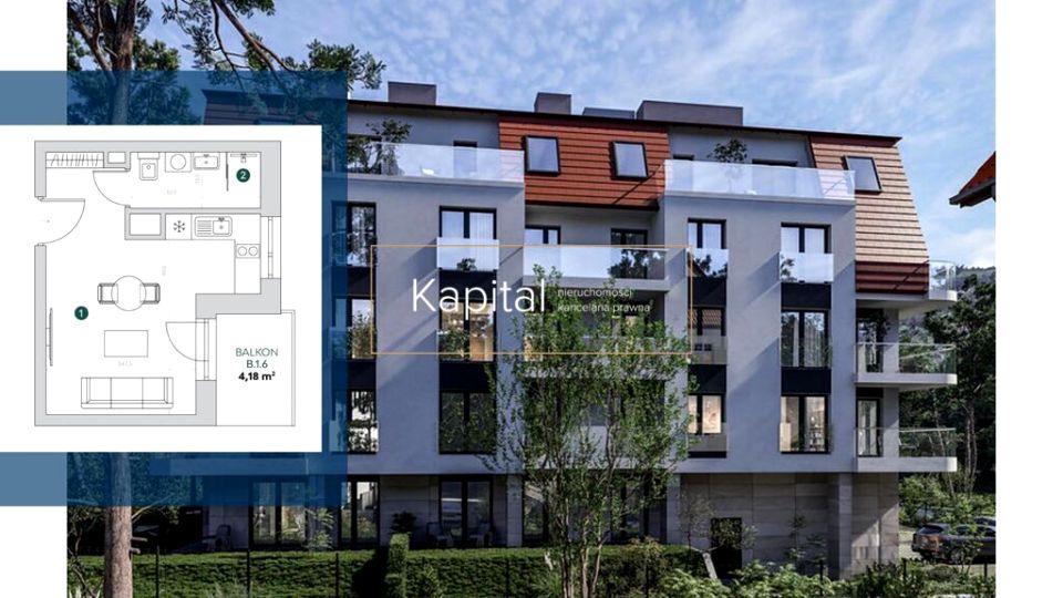 Mieszkanie apartamentowiec Polanica-Zdrój