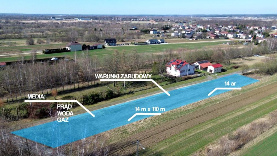 Działka budowlana Rudna Wielka