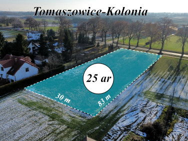 Działka budowlana Tomaszowice-Kolonia sprzedam