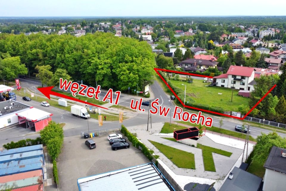 Działka usługowa sprzedam