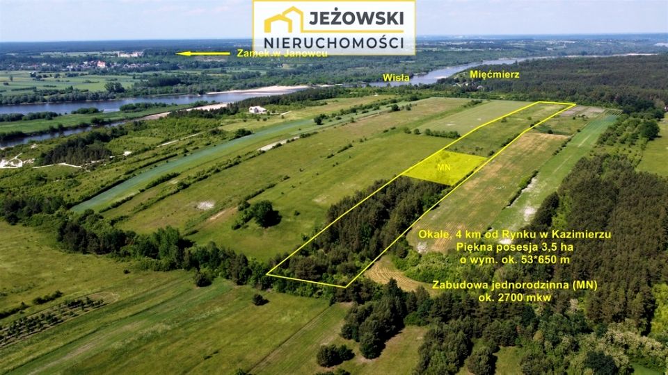 Działka Kazimierz Dolny