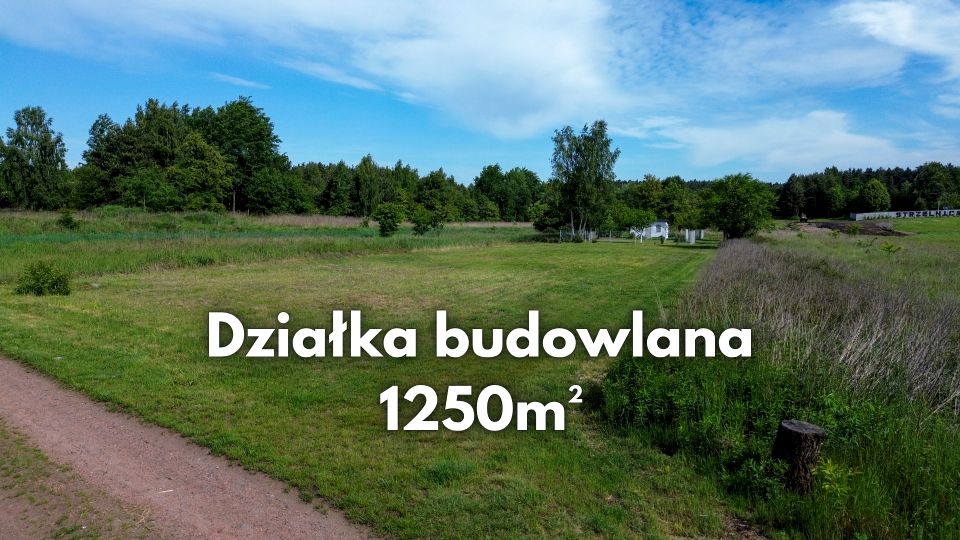 Działka przy lesie