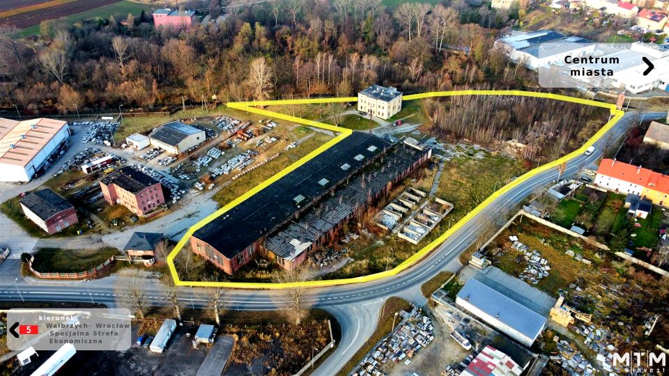 Działka inwestycyjna Strzegom