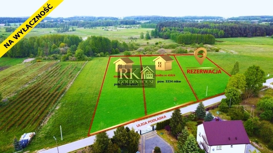 Działka budowlana Niwiski