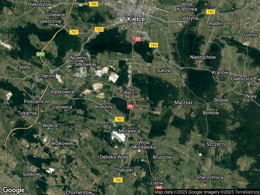 Działka inwestycyjna Bilcza