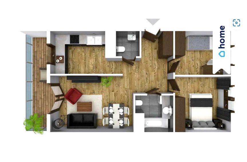 Mieszkanie nad rzeką