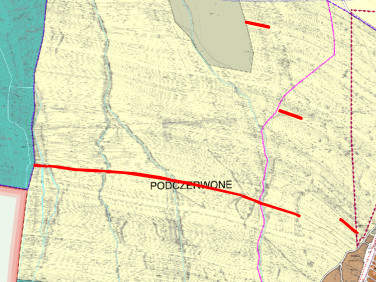 Działka rolna Podczerwone