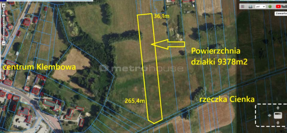 Działka budowlano-rolna Klembów