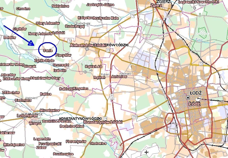 Działka budowlana Sanie sprzedam