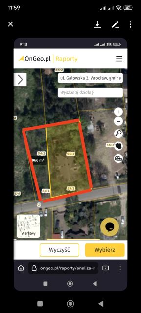 Działka budowlana Wrocław