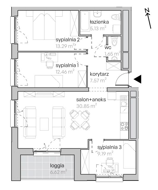 Mieszkanie Popowice Południowe, ul. Legnicka 52A