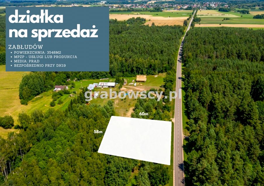 Działka inwestycyjna Zabłudów