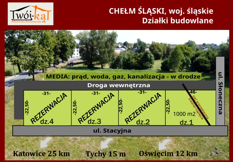 Działka Chełm Śląski