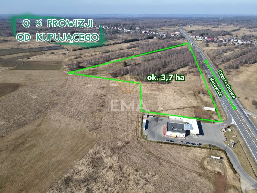 Działka usługowa Koziegłowy