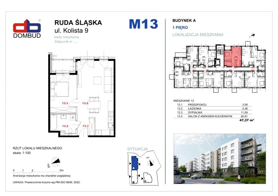 Mieszkanie Nowy Bytom, ul. Kolista 14