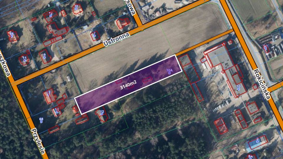 Działka budowlana Kraszew