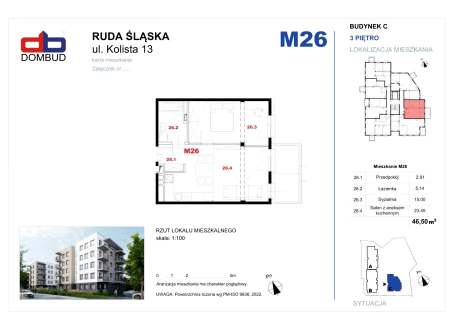 Mieszkanie Nowy Bytom, ul. Kolista 14