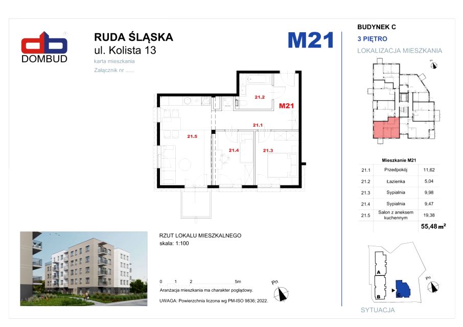 Mieszkanie Nowy Bytom, ul. Kolista 14