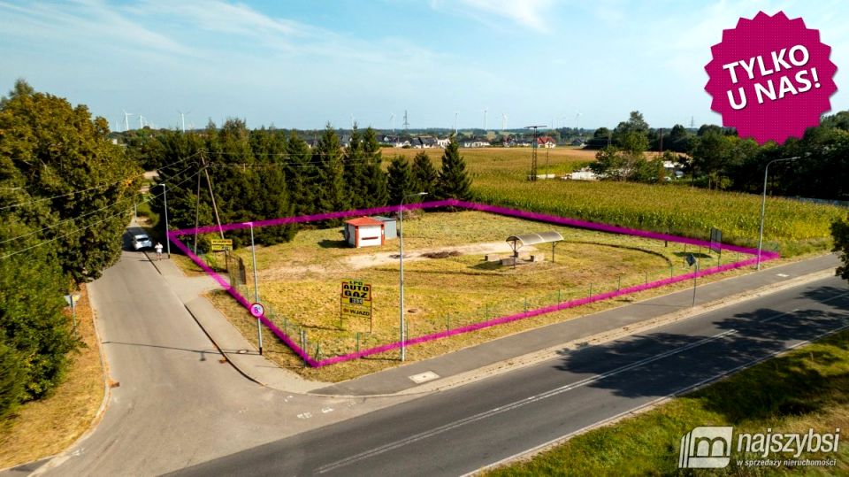 Działka inwestycyjna Gościno