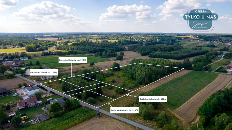 Działka Bechcice-Kolonia