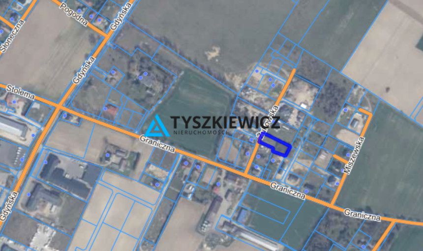 Działka usługowa Tuchom