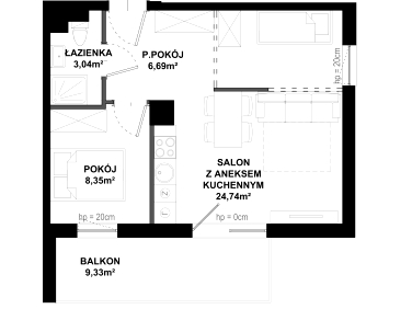 Mieszkanie Jastrzębia Góra