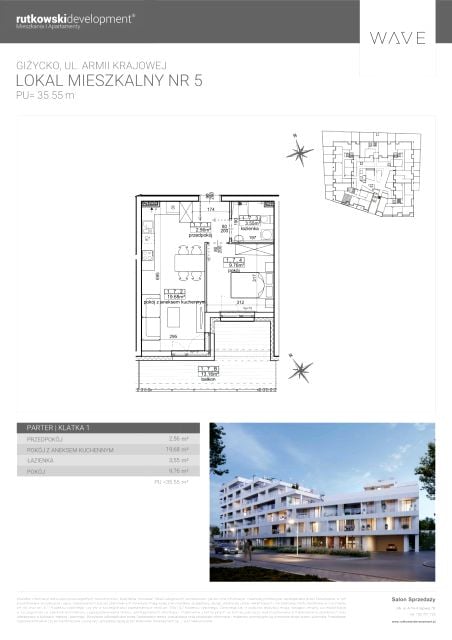 Mieszkanie Śródmieście, ul. Armii Krajowej 1