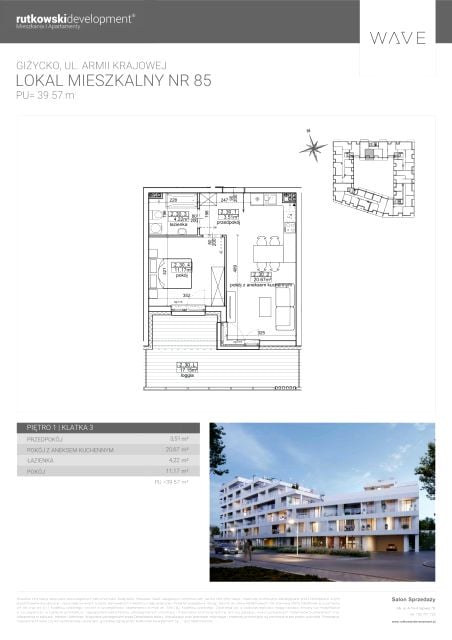 Mieszkanie Śródmieście, ul. Armii Krajowej 1