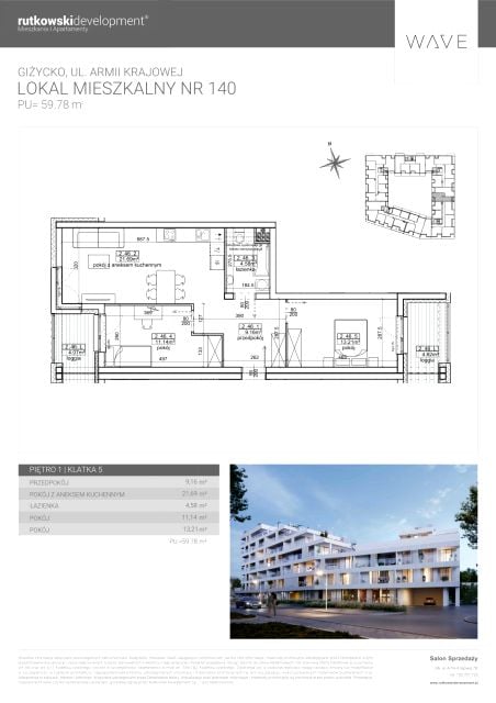 Mieszkanie Śródmieście, ul. Armii Krajowej 1