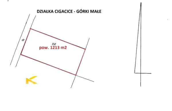 Działka budowlana Cigacice
