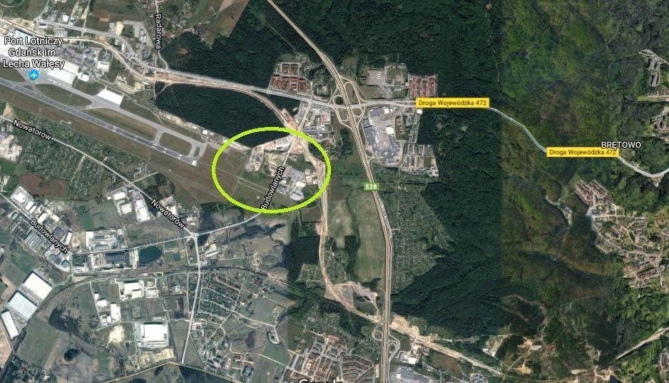 Działka usługowa Gdańsk