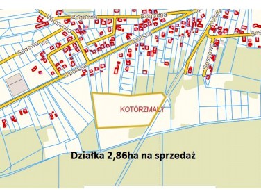 Działka inwestycyjna Kotórz Mały