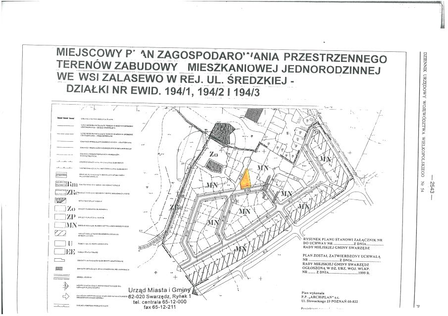 Działka budowlana Zalasewo