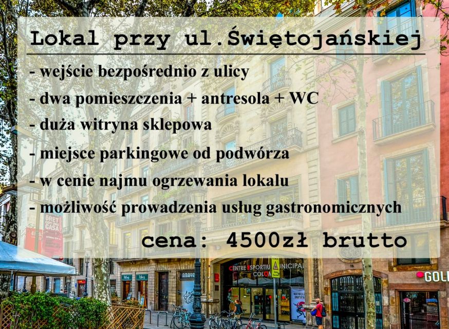 Lokal Gdynia wynajem