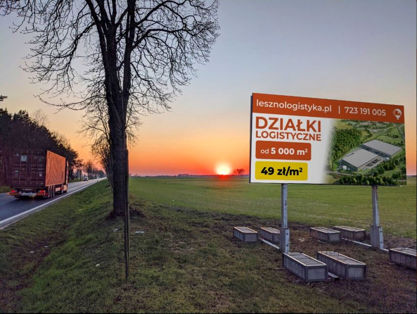 Działka inwestycyjna Leszno