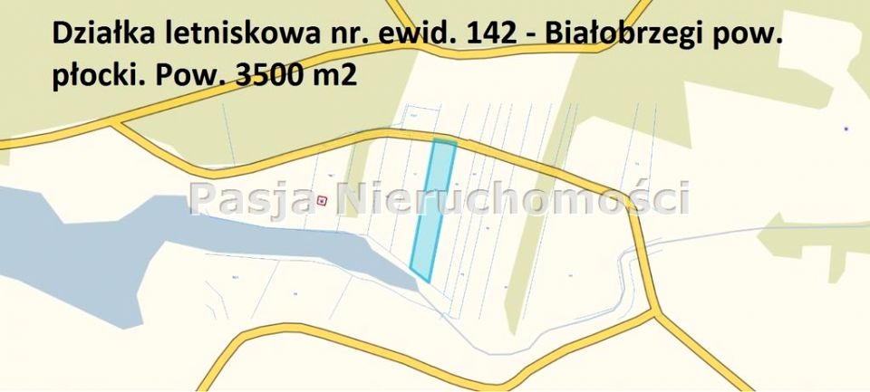 Działka rekreacyjna Białobrzegi