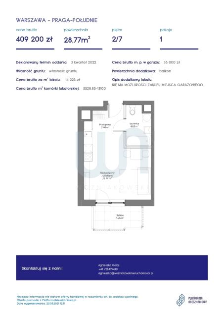 Mieszkanie Warszawa sprzedaż