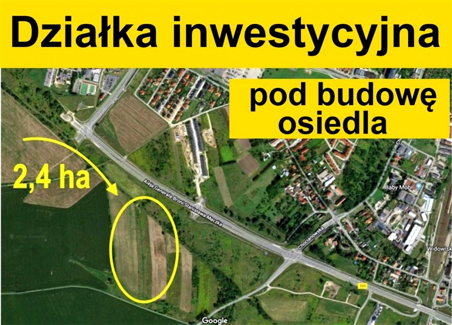 Zabudowana działka Lubin