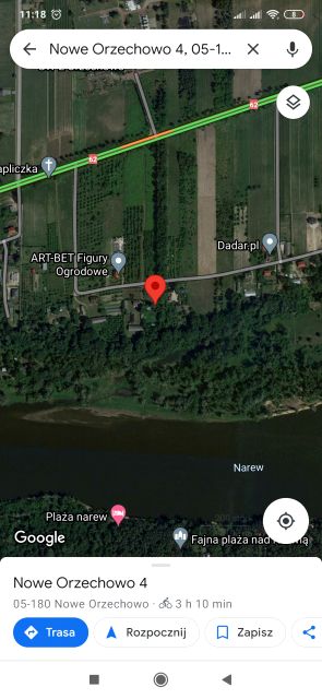 Działka siedliskowa Nowe Orzechowo