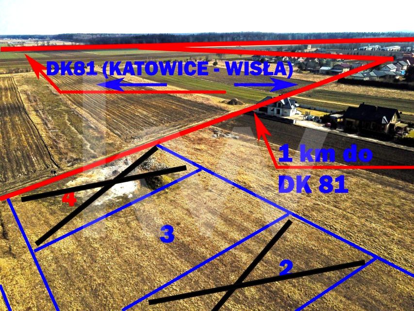 Działka inna Orzesze