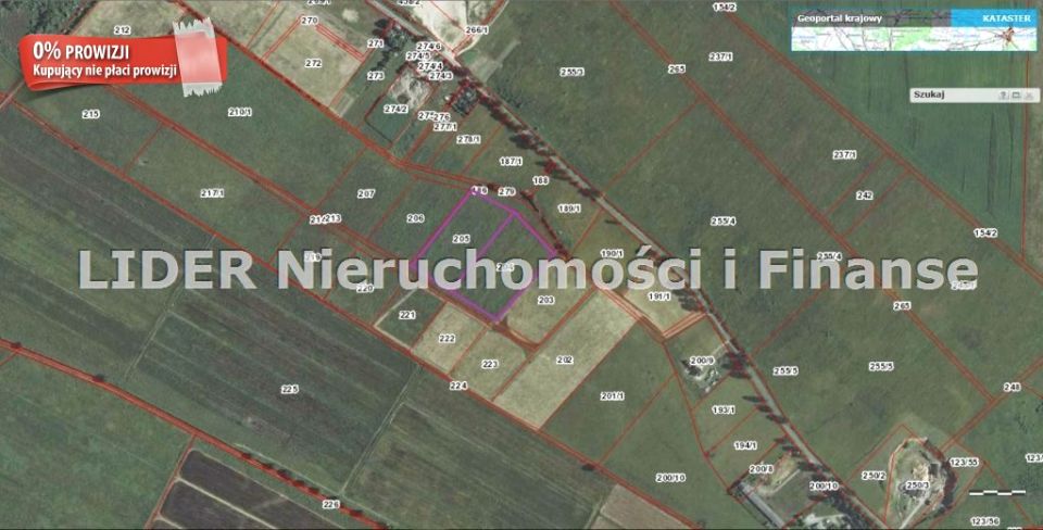 Pusta działka Charbrowo