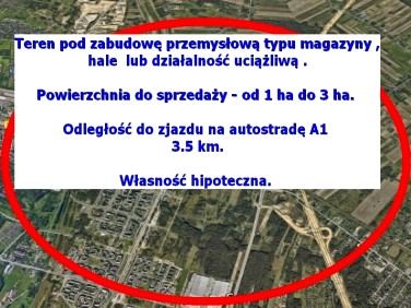 Działka przemysłowa Łódź